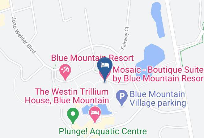 Mosaic Boutique Suites By Blue Mountain Resorts Map