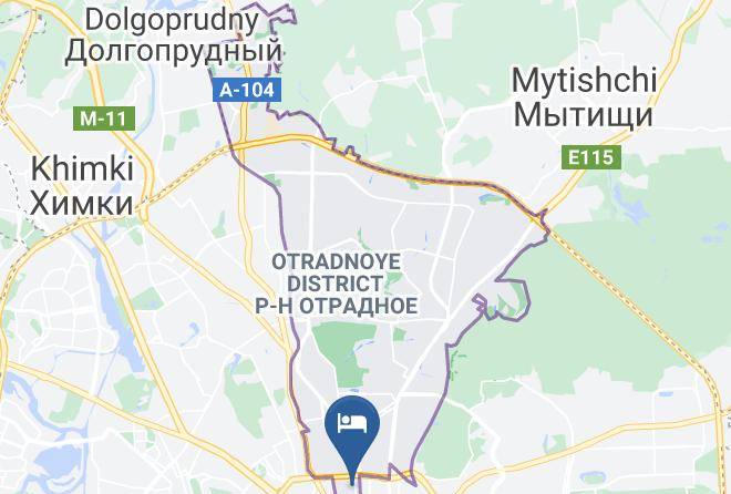 Moscow - Fortuna Inn Maps