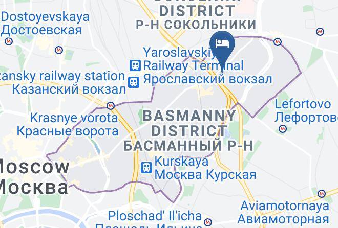 Moscow - Moscow Krasnoselskaya Hotel Maps