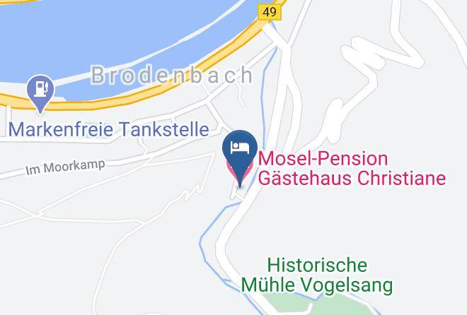 Mayen Koblenz - Mosel Pension Gastehaus Christiane Maps