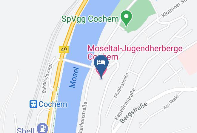 Cochem Zell - Moseltal Jugendherberge Cochem Maps