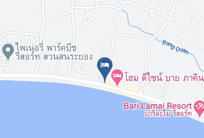 Amphoe Mueang Rayong - Moseng Beach Resort Maps