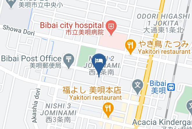 Bibai City - Moseushi Ryokan Maps