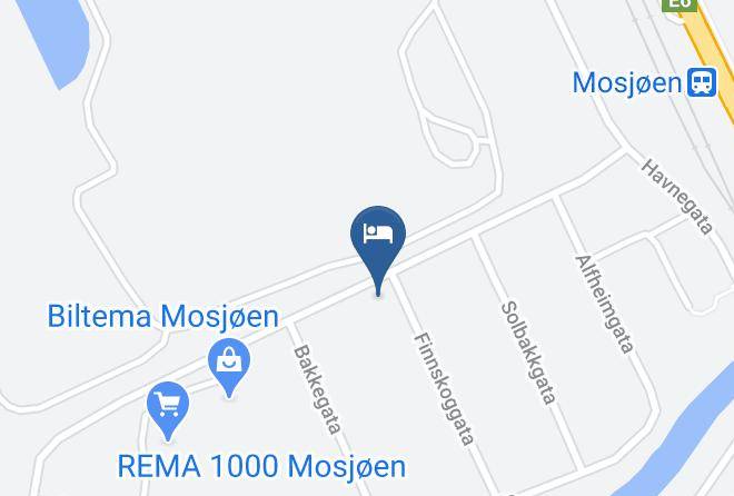 Vefsn - Mosjoen Overnatting Maps