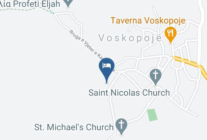 Korce - Moskopoli Hotel Maps