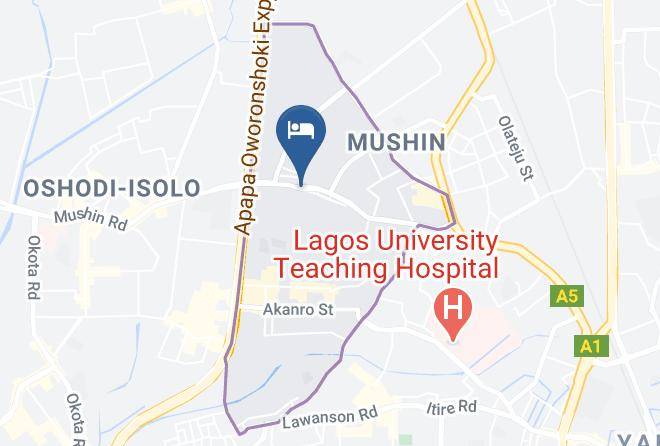 Surulere - Moslado Hotels Ltd Maps