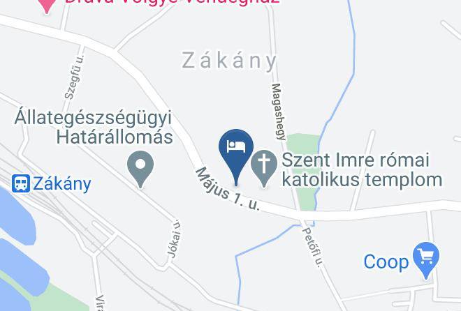 Zakany - Mosolyka Vendeghaz Maps
