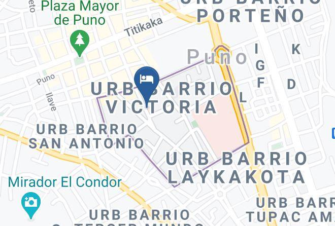 Puno - Mosoq Inn Hotel Maps