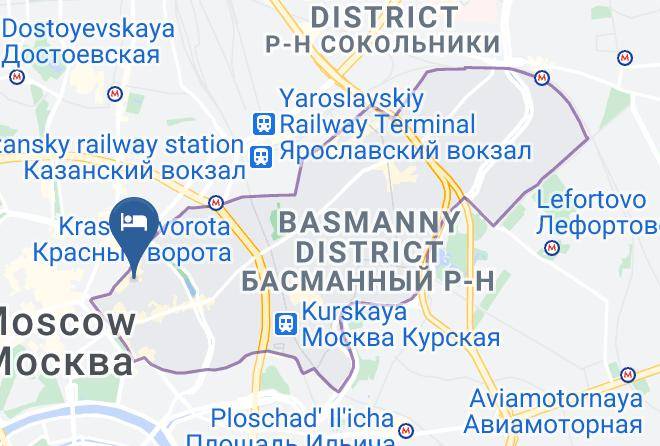 Moss Boutique Hotel Map