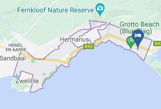 Overberg - Mosselberg On Grotto Beach Accommodation Maps