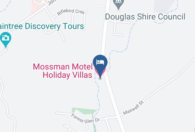 Mossman Motel Holiday Villas Map