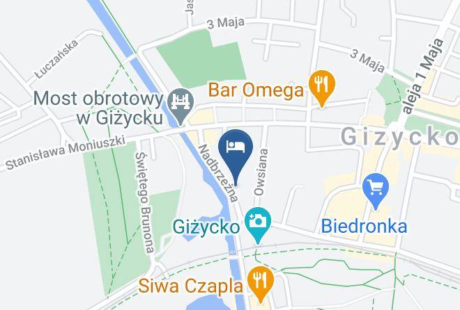 Gizycki - Most Obrotowy Gizycko Maps