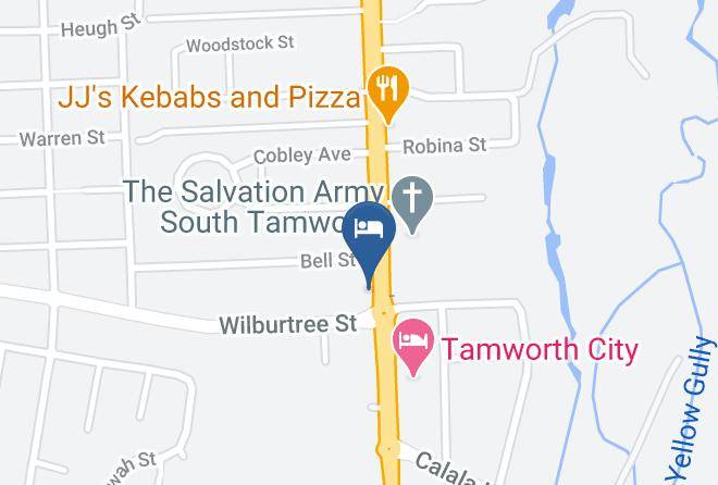 Tamworth Regional - Motabelle Motel Maps