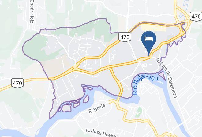 Blumenau - Motel 154 Maps