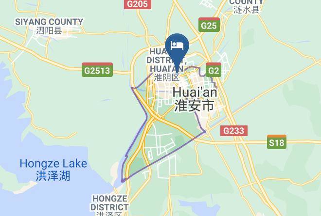 Huaian - Motel 168 Maps