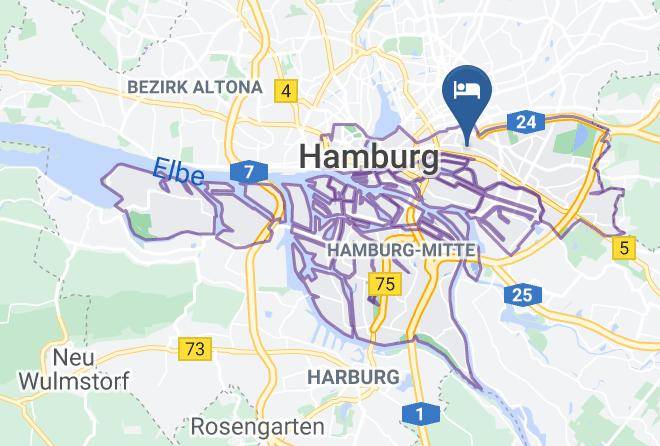 Stadt Hamburg - Motel 21 Maps