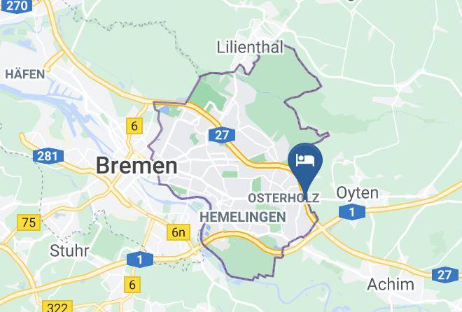 Stadt Bremen - Motel 24h Bremen Maps