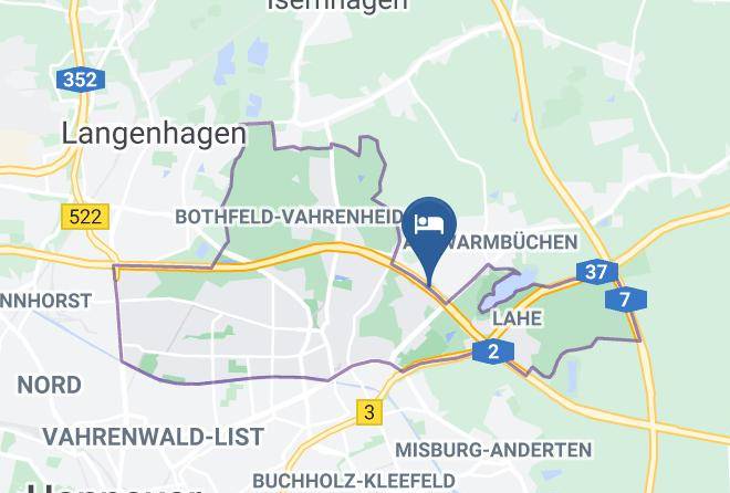 Stadt Hannover - Motel 24h Hannover Maps