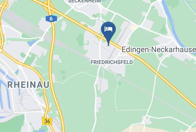 Mannheim - Motel 24h Mannheim Maps