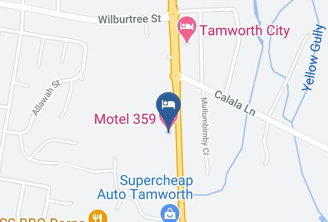 Tamworth Regional - Motel 359 Maps
