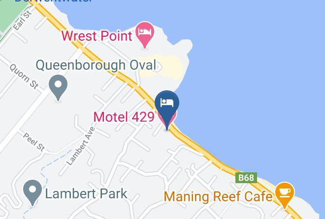 Hobart - Motel 429 Maps