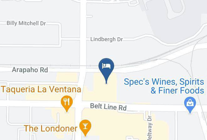 Dallas - Motel 6 Addison Tx Dallas Maps