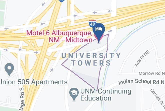 Bernalillo - Motel 6 Albuquerque Nm Midtown Maps