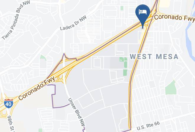Bernalillo - Motel 6 Albuquerque West Coors Road Maps