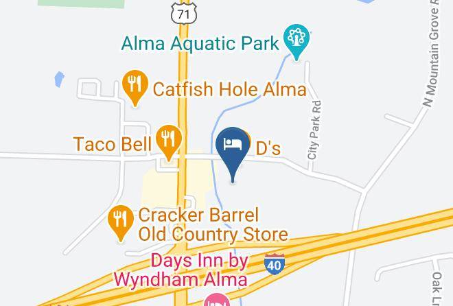 Crawford - Motel 6 Alma Ar Maps