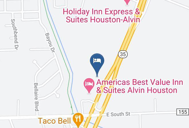Brazoria - Motel 6 Alvin Tx Maps