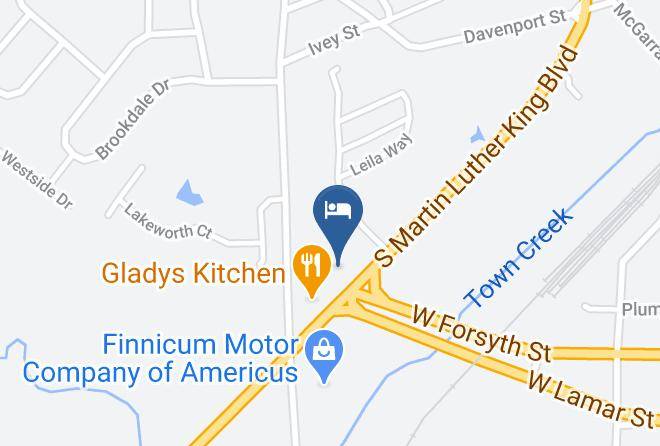 Sumter - Motel 6 Americus Ga Maps