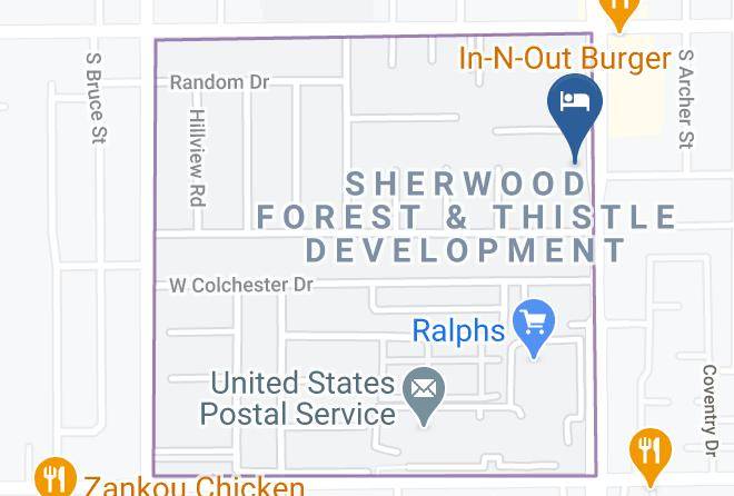 Orange - Motel 6 Anaheim Ca Maps