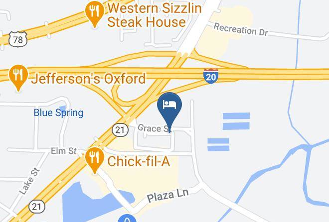 Calhoun - Motel 6 Anniston Al Maps