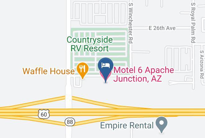 Pinal - Motel 6 Apache Junction Az Maps