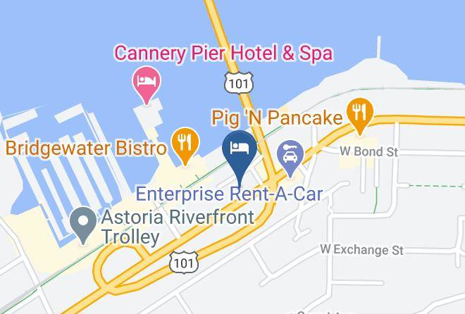 Clatsop - Motel 6 Astoria Or Maps