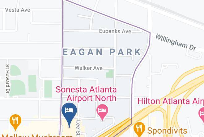 Fulton - Motel 6 Atlanta Ga Virginia Ave Maps