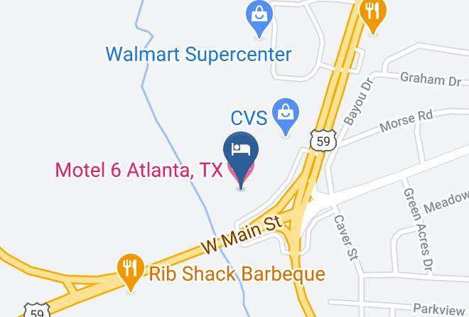 Cass - Motel 6 Atlanta Tx Maps