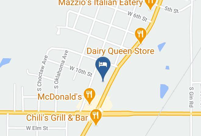 Motel 6 Atoka Ok Map