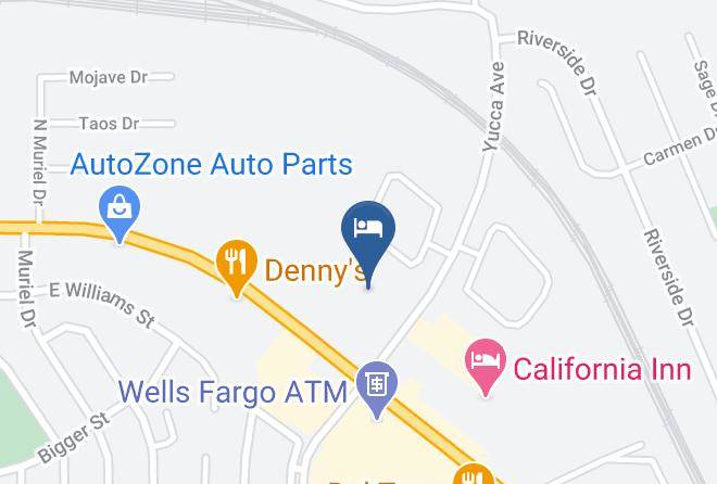 San Bernardino - Motel 6 Barstow Ca Maps