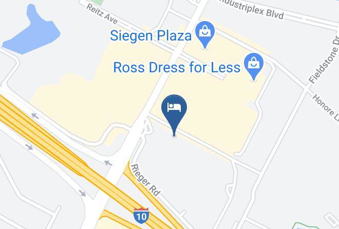 East Baton Rouge Par - Motel 6 Baton Rouge La Southeast Maps