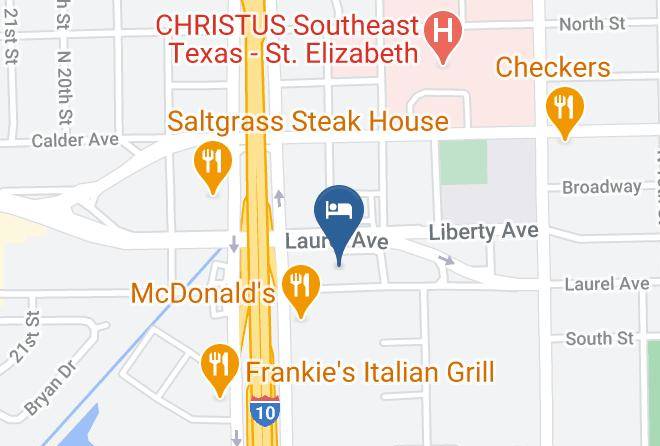 Motel 6 Beaumont Tx Map