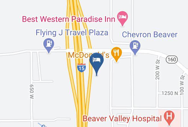 Beaver - Motel 6 Beaver Ut Maps