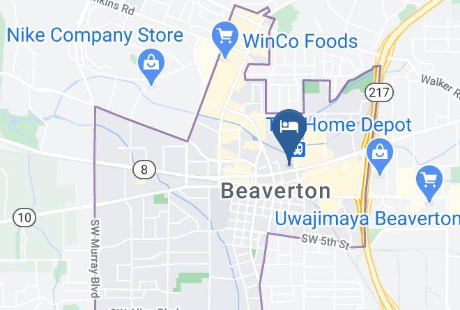Washington - Motel 6 Beaverton Or Maps