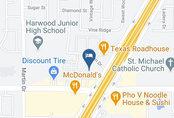 Tarrant - Motel 6 Bedford Tx Fort Worth Maps