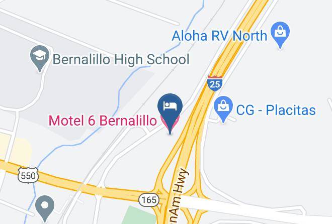 Sandoval - Motel 6 Bernalillo Maps