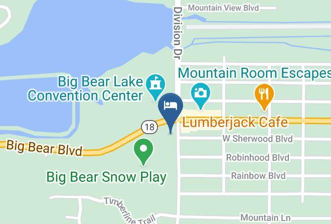 San Bernardino - Motel 6 Big Bear Lake Ca Maps
