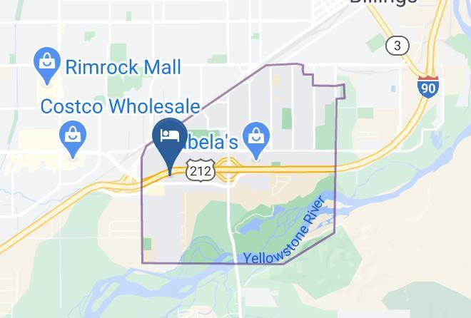 Yellowstone - Motel 6 Billings Mt North Maps