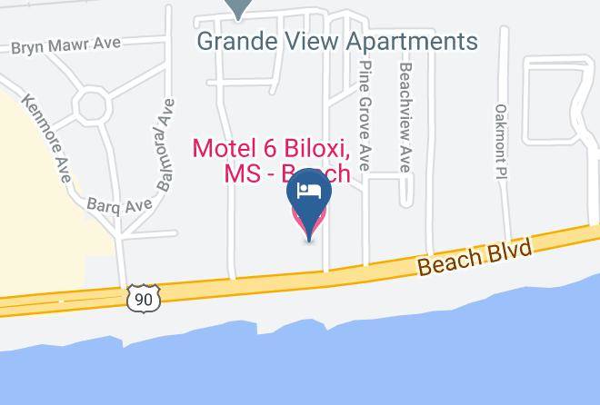 Harrison - Motel 6 Biloxi Ms Beach Maps