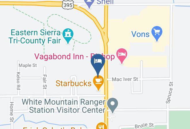 Inyo - Motel 6 Bishop Ca Maps