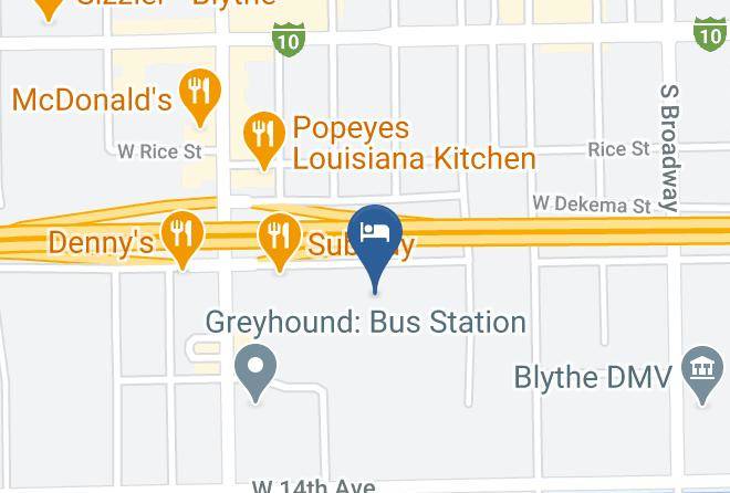 Motel 6 Blythe Ca Map